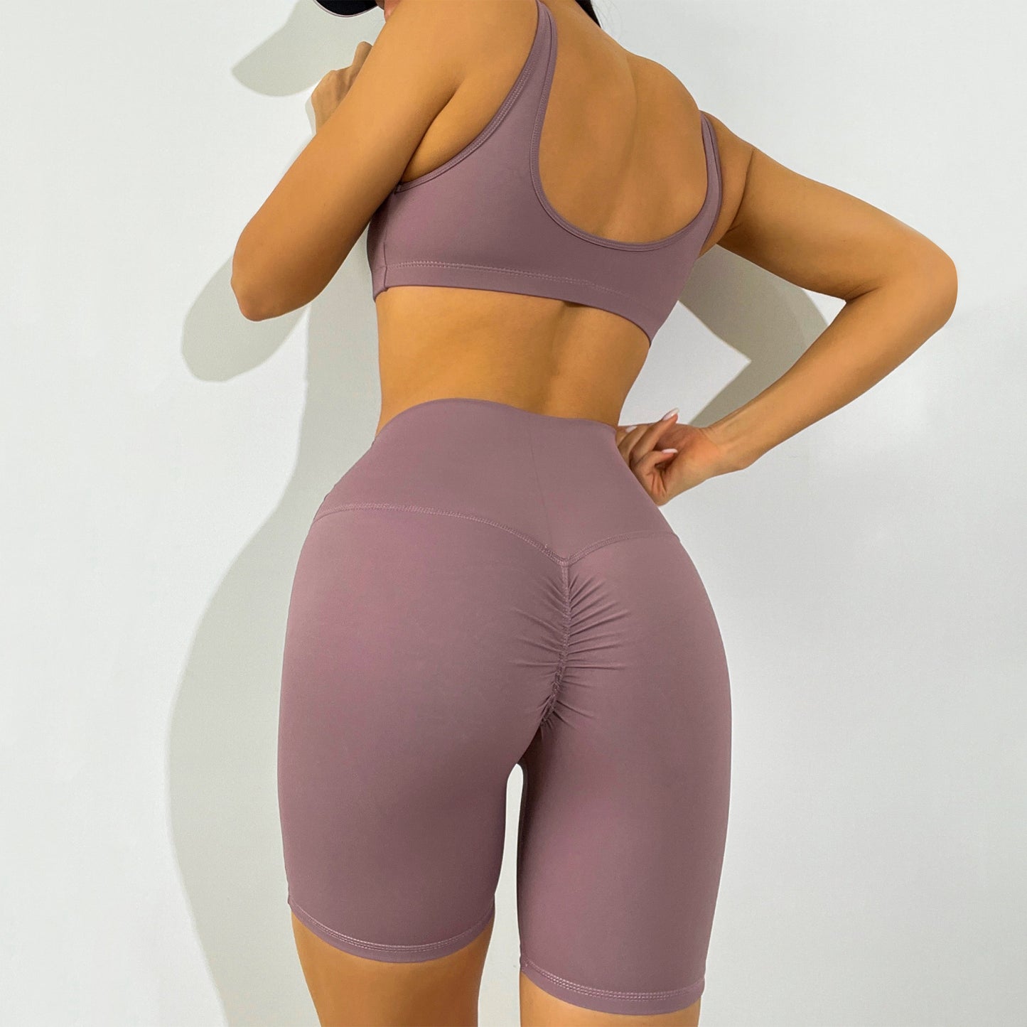 Two-piece Gym Set with Shorts