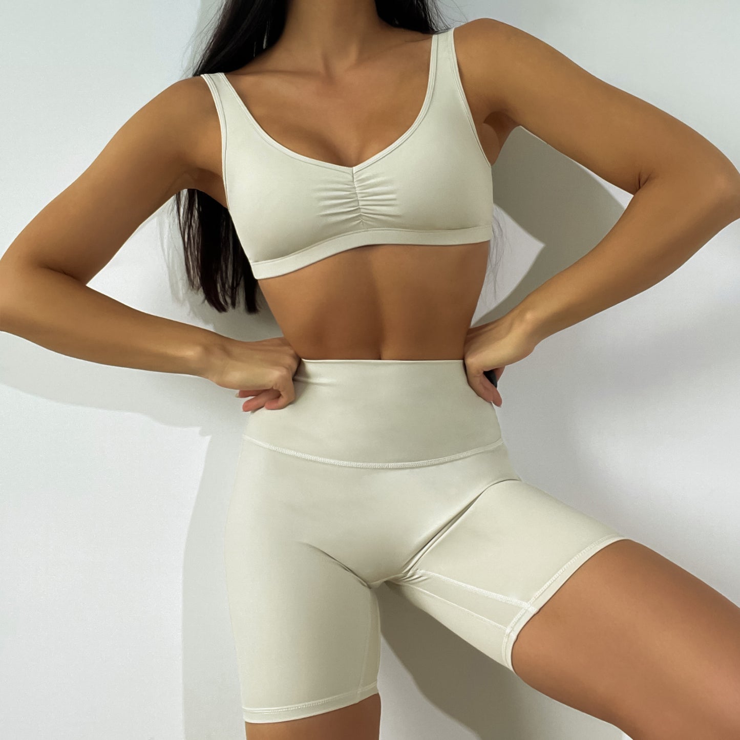 Two-piece Gym Set with Shorts